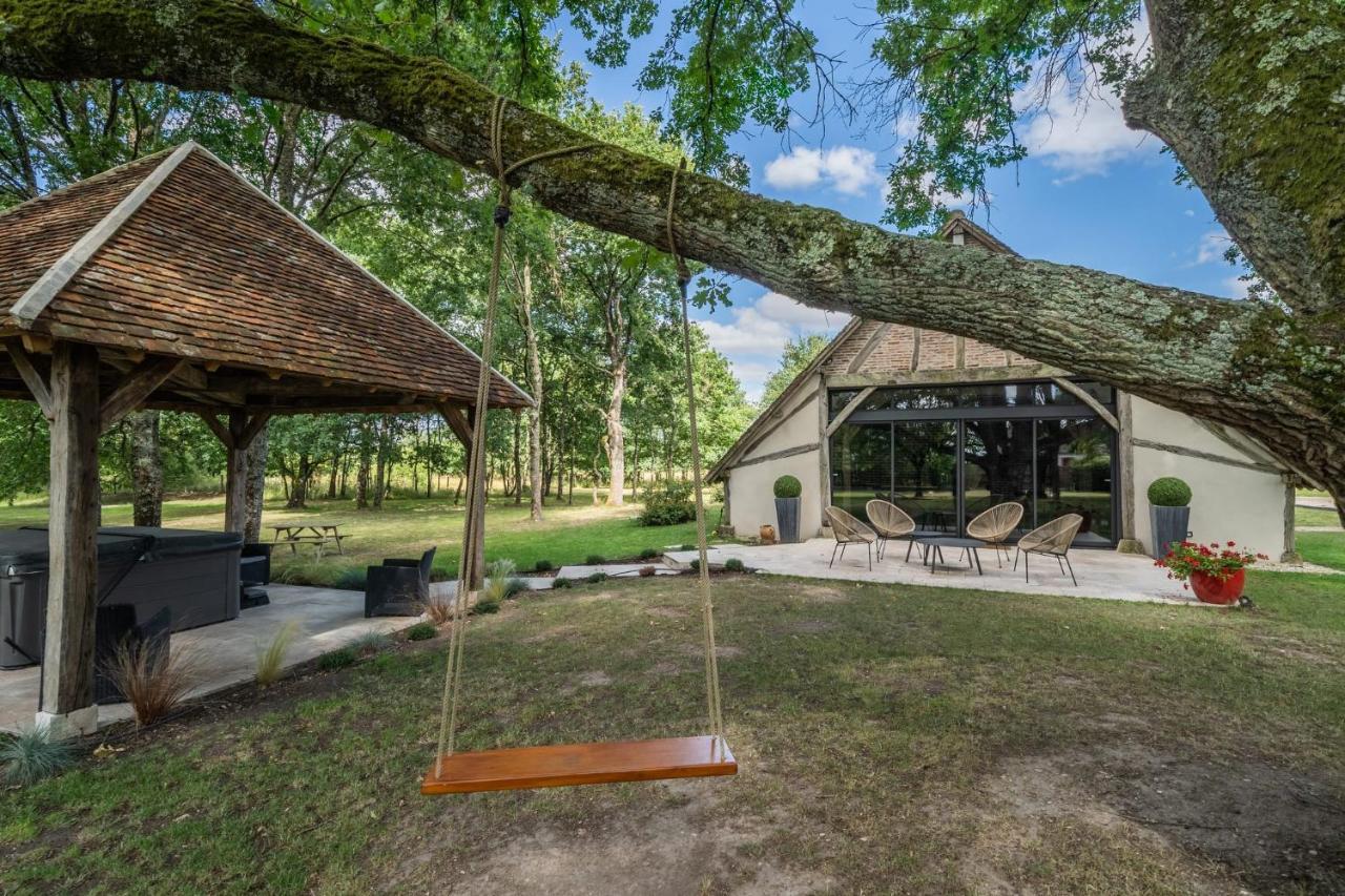La Grange De Leonie, Chambres D'Hotes Avec Piscine Et Spa Méry-sur-Cher Exterior foto